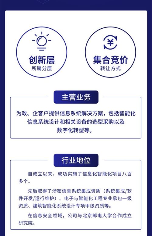 一图读懂汉鑫科技 主营信息系统集成，与华为、北邮等展开深度研发合作